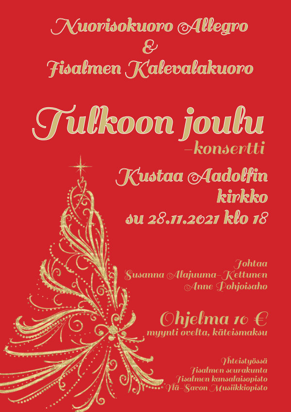 Tulkoon joulu Joulukonsertti