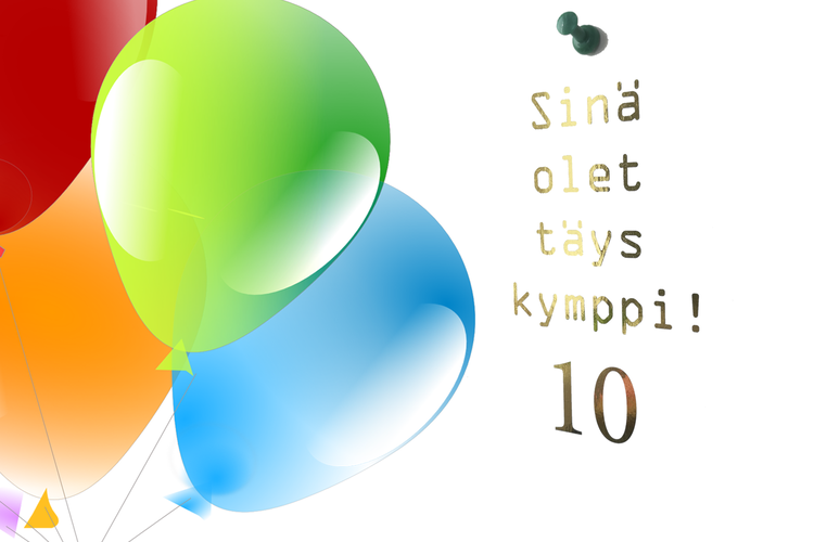 10 -synttärit 10 -synttärit