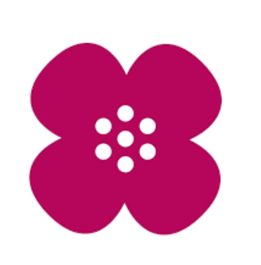 näkövammaisten logo, kukka