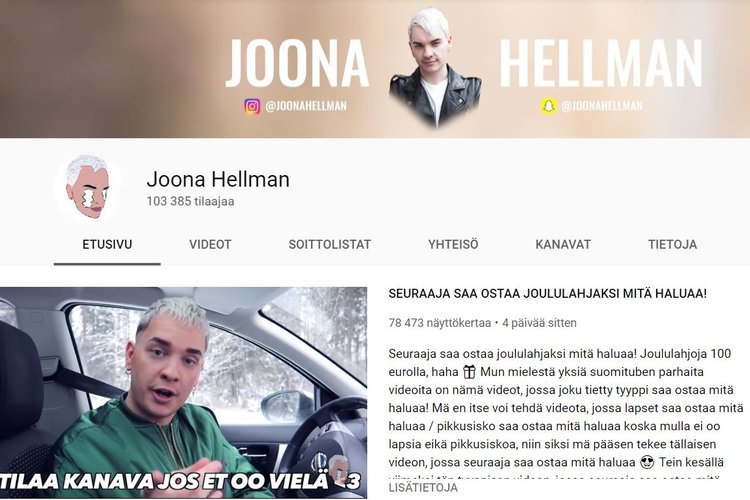 Joona Hellman rippikoulusunnuntaissa