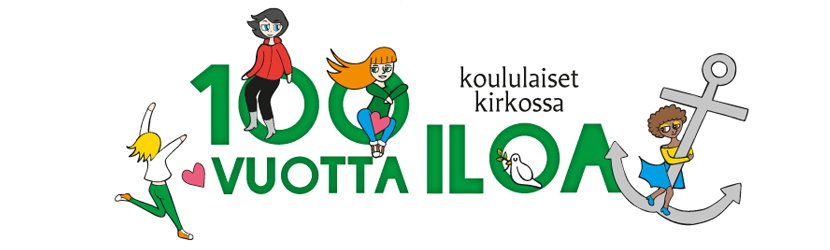 Kirkon kouluikäisten Sata vuotta iloa -juhlavuotta vietetään vuonna 2019.