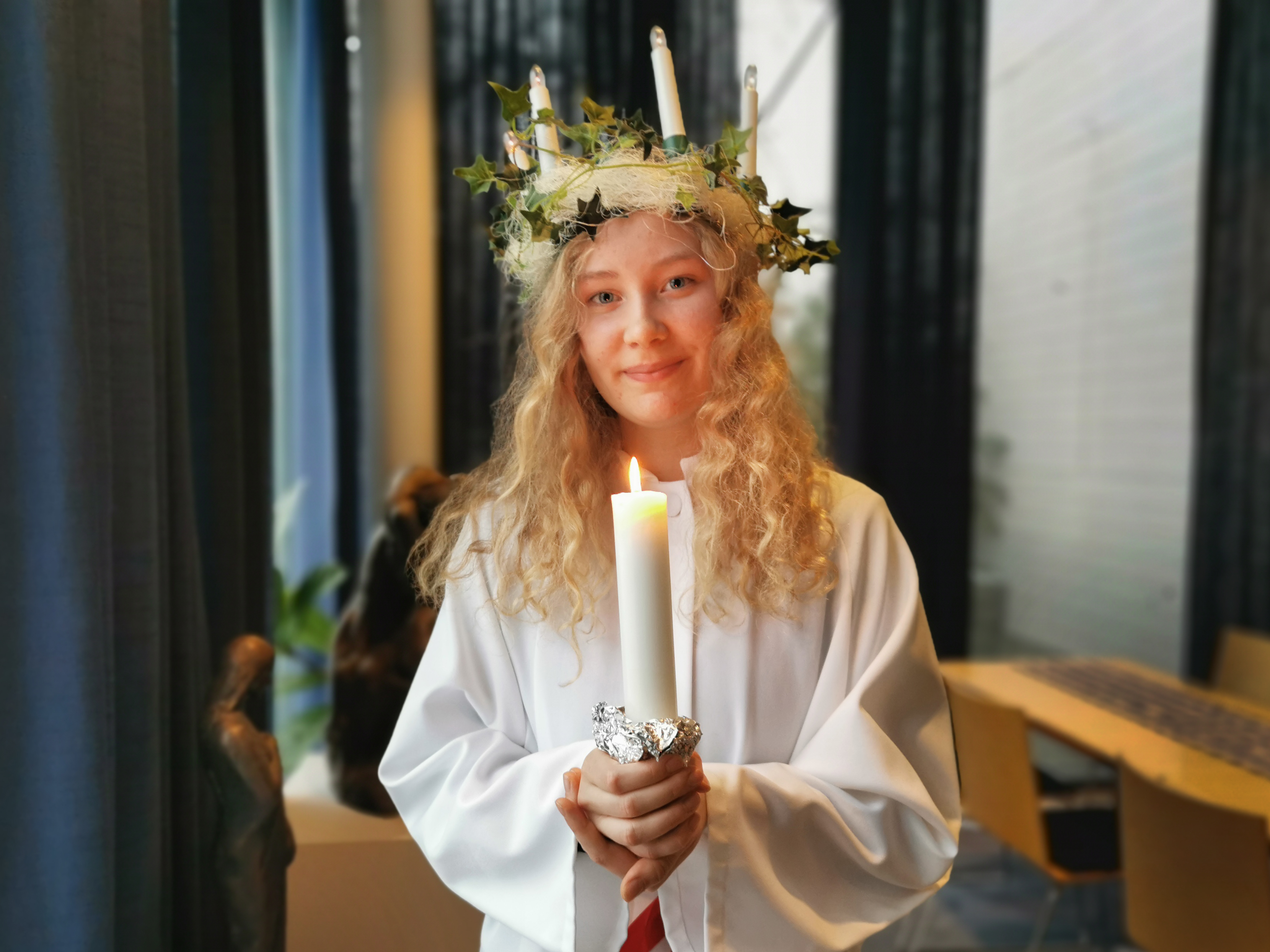 Iisalmen vuoden 2020 Lucia-neito Anna Martikainen