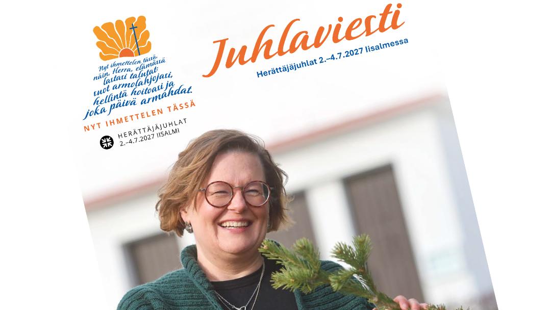 Juhlaviestin kansi. 